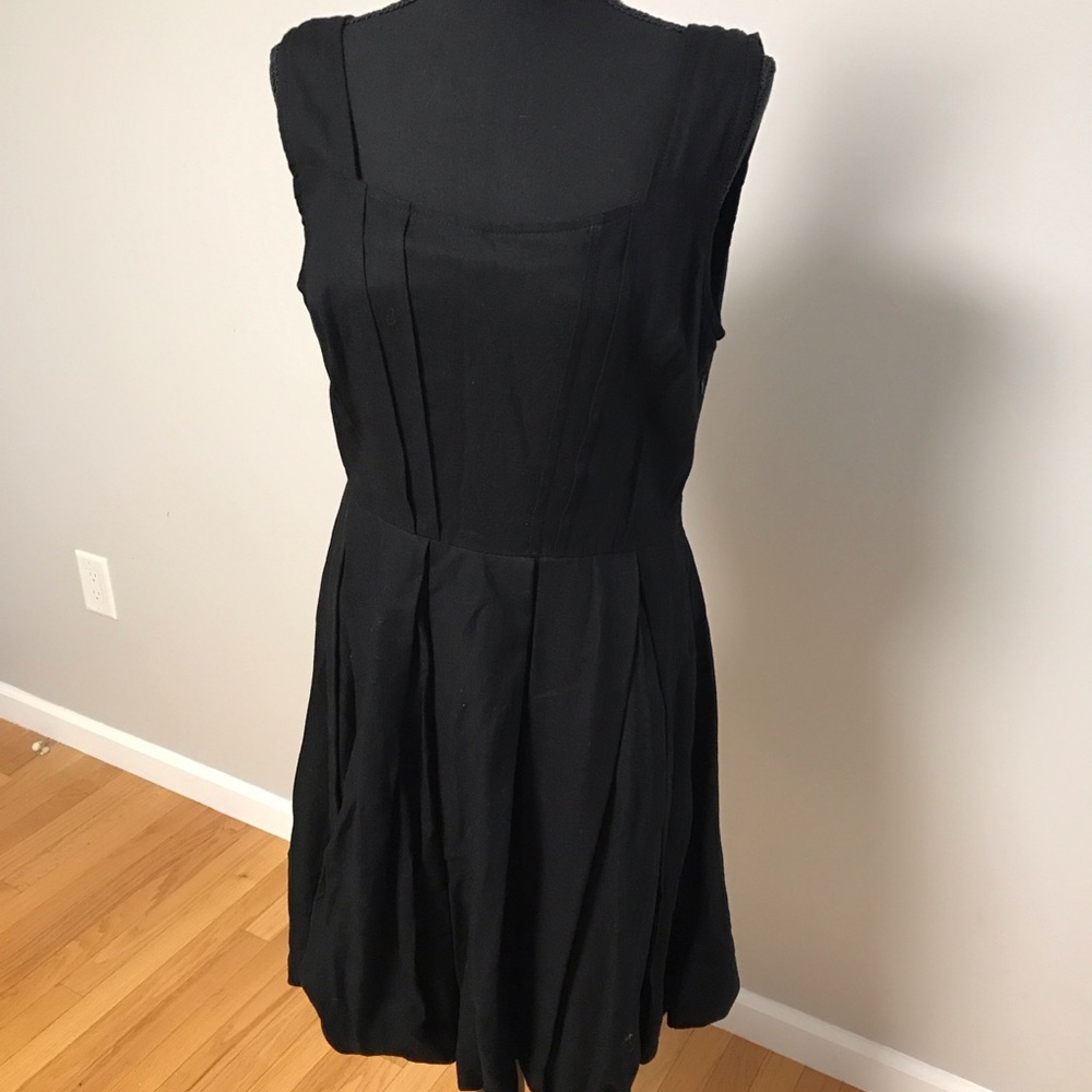 Cynthia Rowley bubble Black Backless Dress